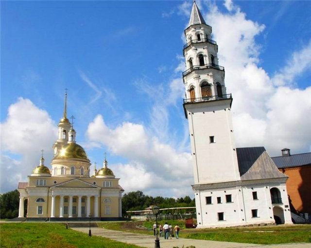 falling tower of nevyansk - ekaterinburg